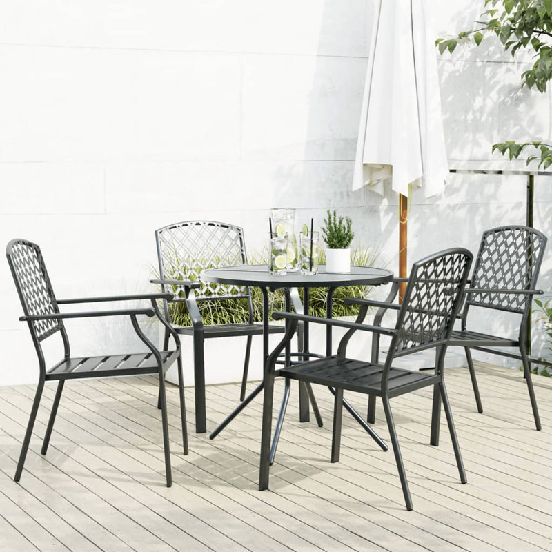 Bowles 4 - Person Patio Dining Set with