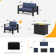 4 - Person Sofa Seating Group With  Cushions and Fire Pit Table