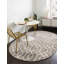 Tapis gris / doré Glam-87787950