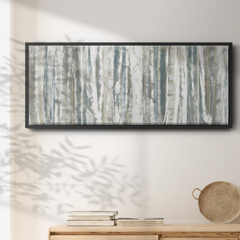 Treeline Strata I- Framed Canvas
