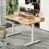 Light Rustic Brown / White