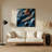 Space Jupiters moons Gray Metal Wall Art