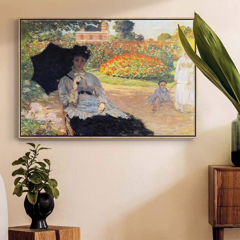 Camille Monet dans le jardin, 1873, Naturel, L 25 po x H 37 po x P 2 po