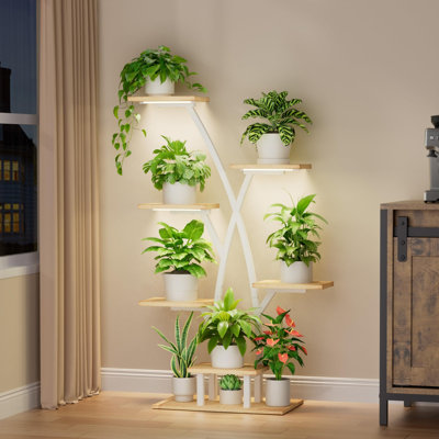 105 cm 7 Tiered Indoor Plant Shelf for Patio