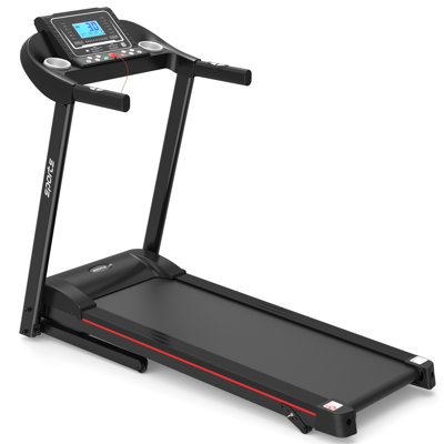Home Workout Treadmill - 2.5hp Motor, 5" Display, Foldable, Music, 250lb Weight Limit For Foldable Running With Incline Screen, , Capacity, 12 Programs