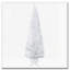 Arbre de Noël artificiel blanc 6 pi