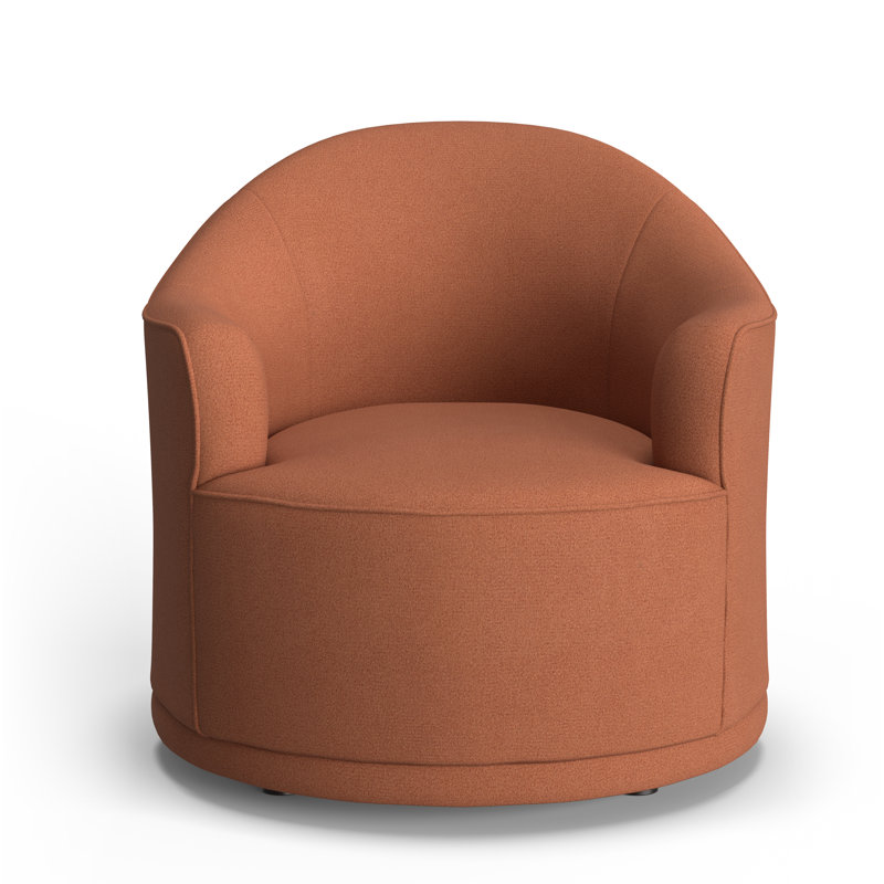 Fauteuil demi-tonneau Rumi, Rosewood Performance Weave