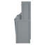 Lit escamotable double avec élévateur hydraulique et bureau - Lit mural peu encombrant pour petits appartements, gris-480732967-480732966