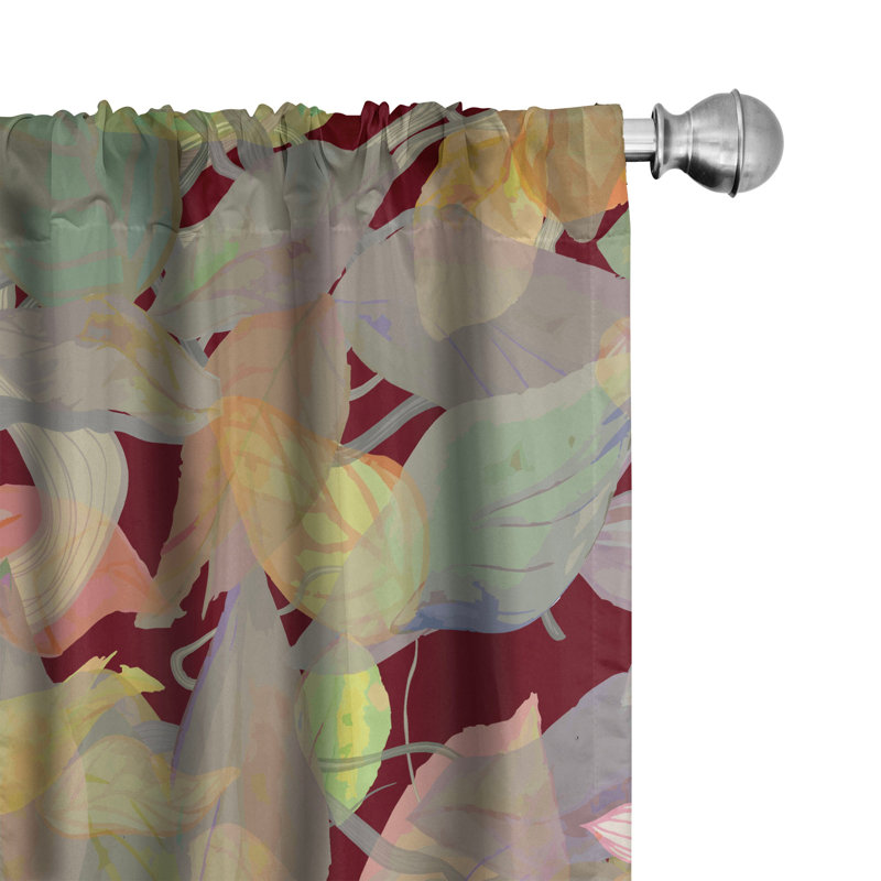 Aobh Semi Sheer Curtain Pair