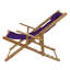 Chaise de plage inclinable Festus-887159473