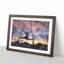 Aerialist Gymnastics at Sunset - Picture Frame Painting Print-56633929-56633926