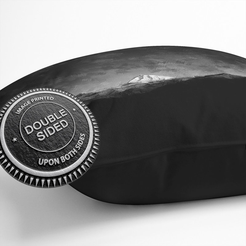 Mountain Peak in Salcantay Peru Cushion with Filling, 55cm H x 55cm W x 20cm D