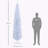 8' Artificial Pencil Christmas Tree