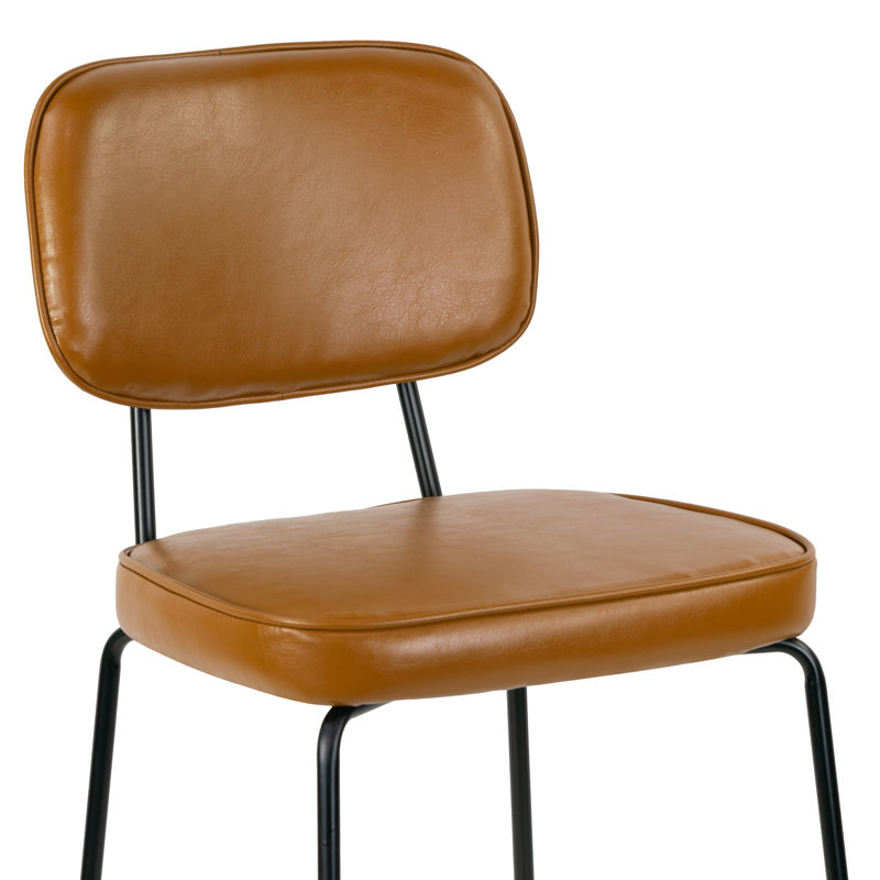Upholstered Counter Stool, Cappuccino 