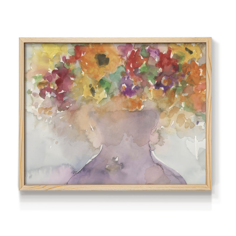 «Garden Flair I», reproduction encadrée, H 8 po x l 10 po, Naturel