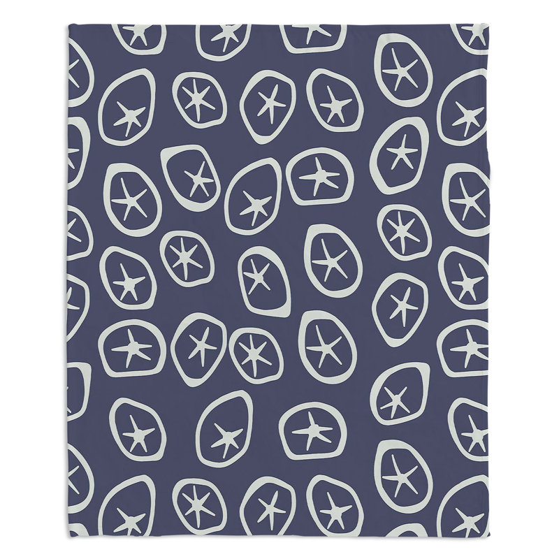 Couverture Ciorcail I, 68 po x 80 po, bleu