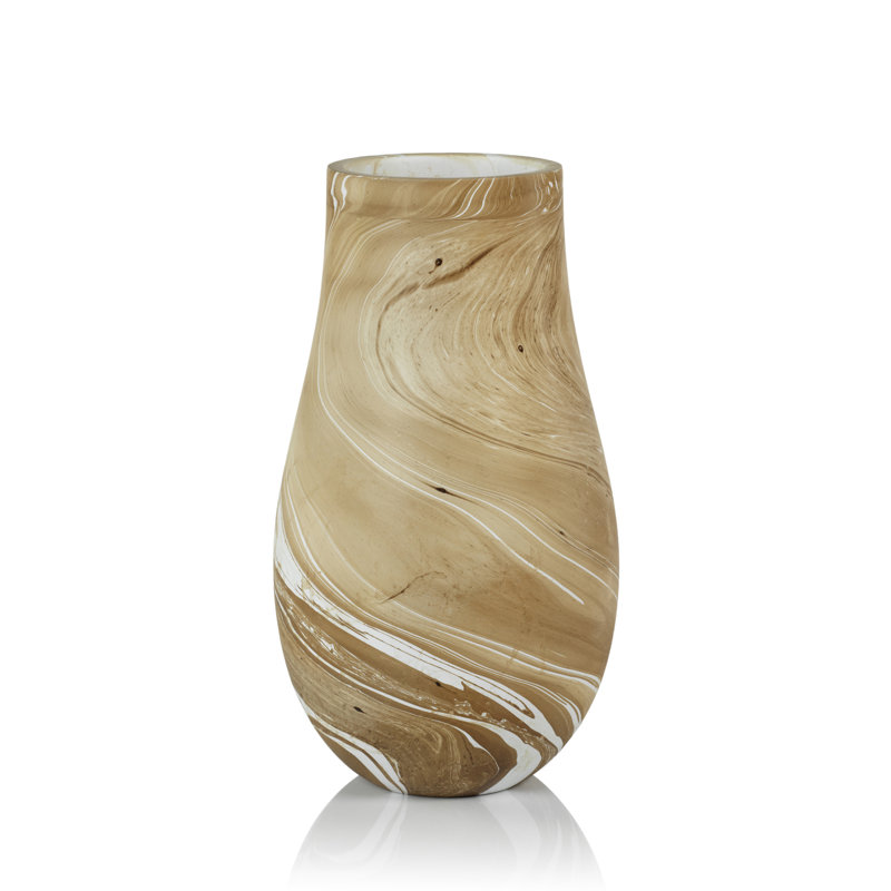 Vase en bois de manguier Bellshill, H 16 po x l 9 po x P 9 po