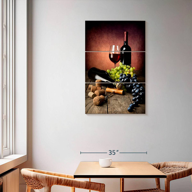 Yarlin exquis vin rouge, H 57 po x l 36 po