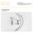 Modern Bathroom Sink Faucet - Lever Handles, 7.09" Package Width, 6.72" High Stain- Finish, 1.94" Brushed Nickel-121627688