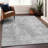 Premium Machine Washable Arnette Gray Rug-1340694567