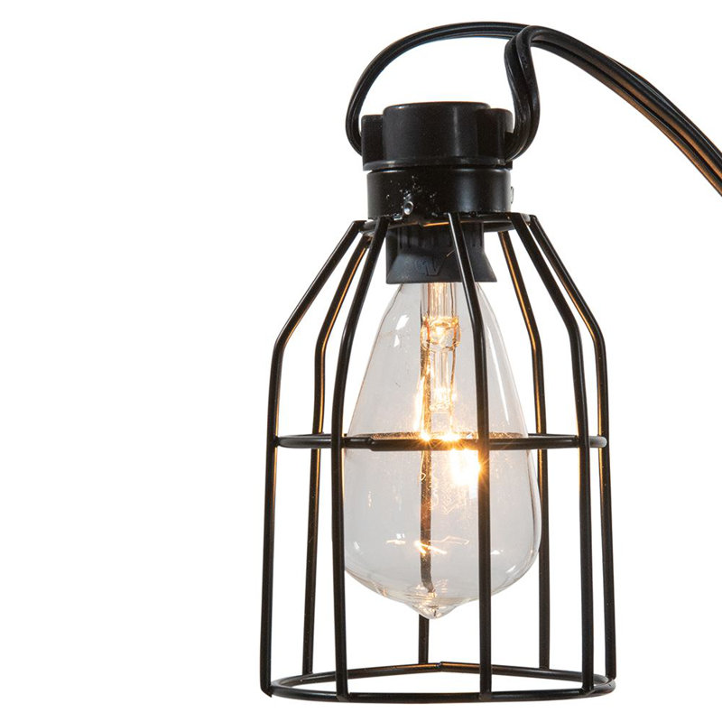 Lampe de chaîne 10 lumières cage