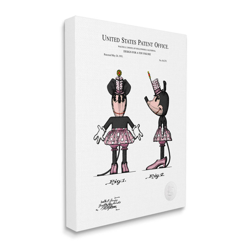 «Girl Mouse Mouse Toy», impression sur toile tendue, H 20 po x l 16 po x P 1,5 po