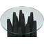 Soldier Glass End Table