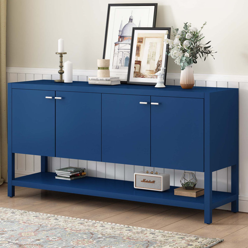 Console fonctionnelle avec beaucoup de rangement, Marine