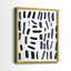 Série ABSTRACT DLxxxV - reproduction encadrée de qualité supérieure - prête à être accrochée - aucun clou requis - aucun clou requis-1526183802-1526183804