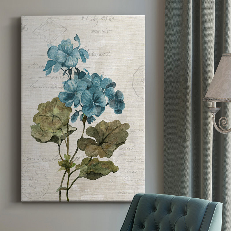 " Linen Geranium ", 18" H x 12" W x  1.5" D