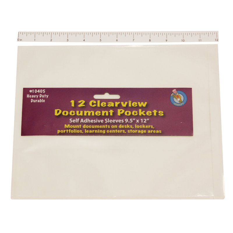 Pochette pour documents transparente Clear View