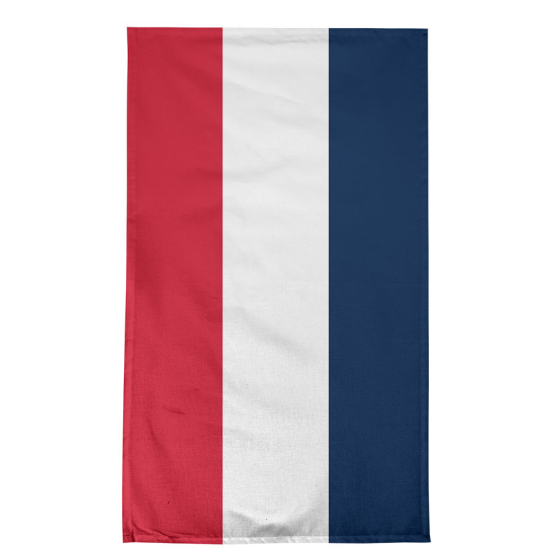 Anaheim Stripe Tea Towel Kitchen Towel, Poly Twill, Red/White/Blue