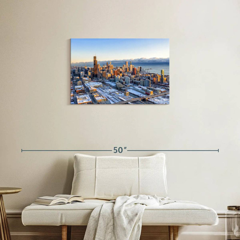 Sirci Chicago Winter Morning, H 20 po x l 30 po