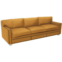 Old Hickory Tannery Executive 76L Chesterfield Sofa