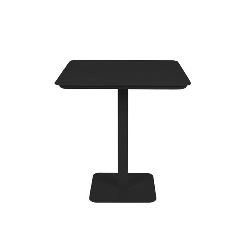 Table bistro en aluminium, Noir