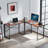 Aleksander Foldable Modular L-Shaped Steel Computer Desk-1282481106