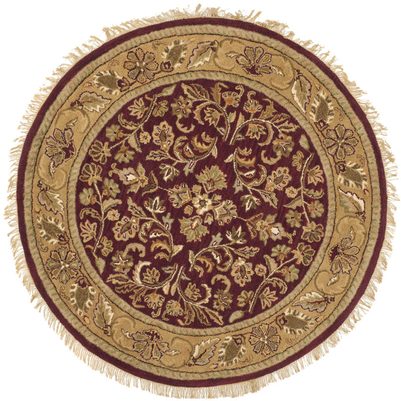 Tapis oriental en laine touffeté à la main Gorham, Rond 6 pi