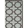 Warren Hand Woven Flat Weave Wool/Cotton Geometric Rug in Light Blue