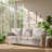 Chairone House 83.86" W x 30.91" D x 35.43" H Birch Wood 3-Seater Rolled Arm Sofa