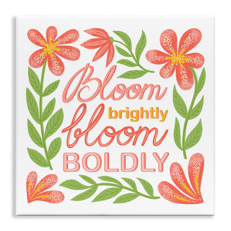  «Bloom Bloomly Flower Border» par Martina Pavlova