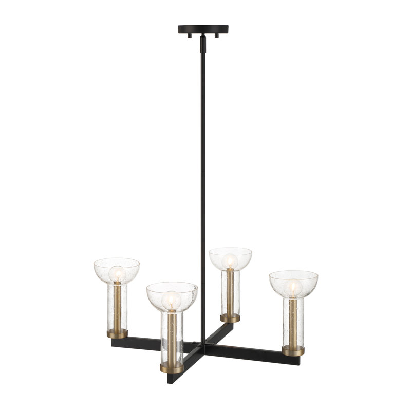 Lustre linéaire moderne Spoutnik à 4 lumières Citalli