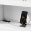 Grand lit plateforme avec lit gigogne, tiroirs et prises USB-1077285793