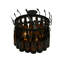 Greenbriar Oak 5 - Light Chandelier