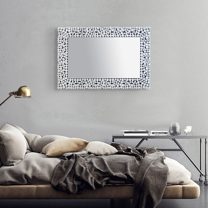 Cale Glass Flat Wall Mirror