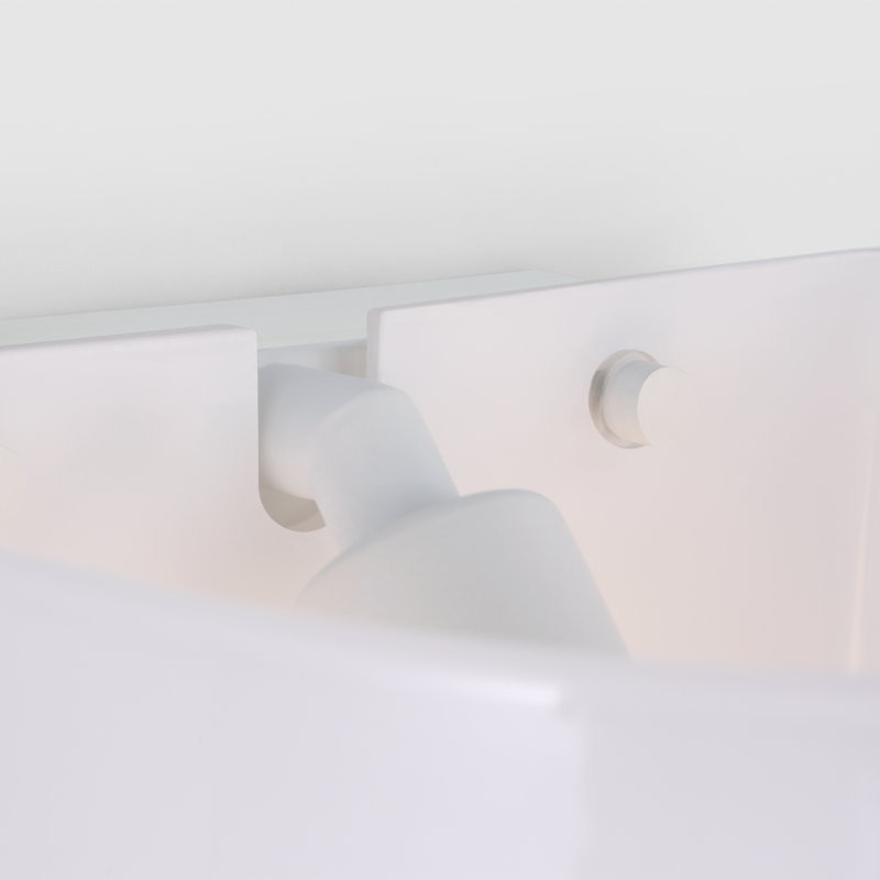 Cheverny 1 - Light Bath Sconce, Matte White