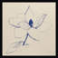 Modern Vintage Floral II Indigo by Everlean - Single Picture Frame Print-1253046793-1253046787