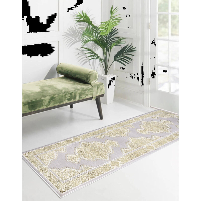 Braelon Abstract Area Rug, Runner 60 x 220cm
