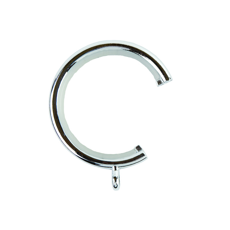 Marinez 3.5cm Curtain Rings, Chrome