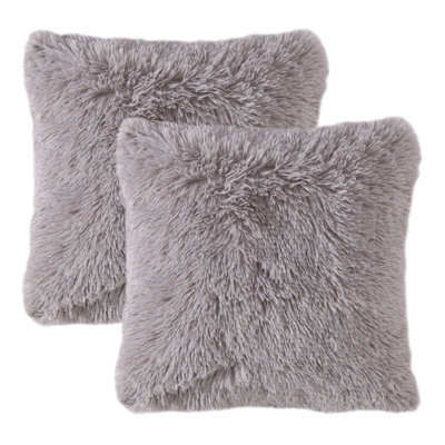 Faux Fur Pattern Faux Fur Throw Pillow