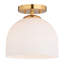 Plafonnier semi-encastré de style transitionnel 9,25 po Shelby-126645929